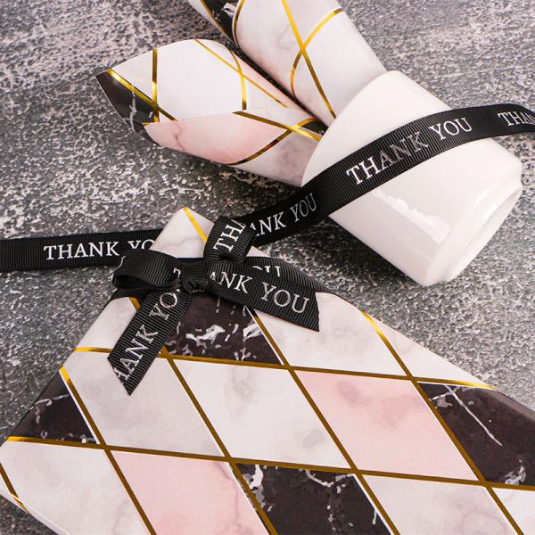 Christmas Box Decoration Black Wrapping Paper Roll with Wood Pulp and Party Packaging