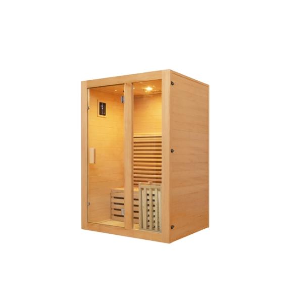 3KW Canadian Cedar One Person Steam Sauna Room Wooden Steam Bath Cabin