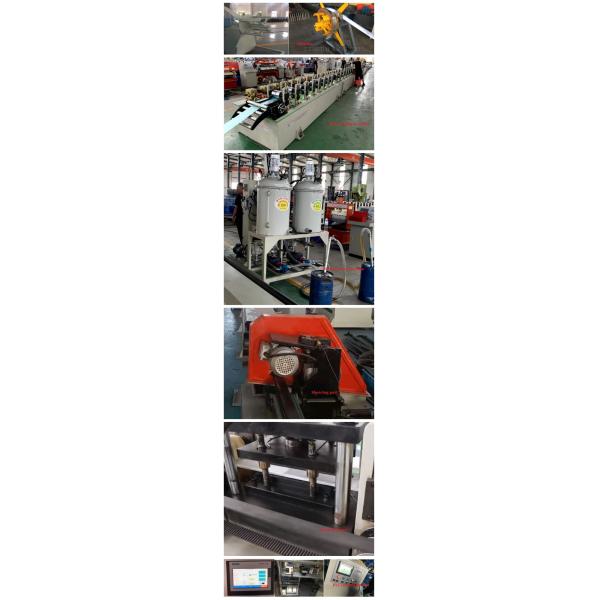 крен толщины 0.35mm формируя шторку 7.5kw PU машины алюминиевую