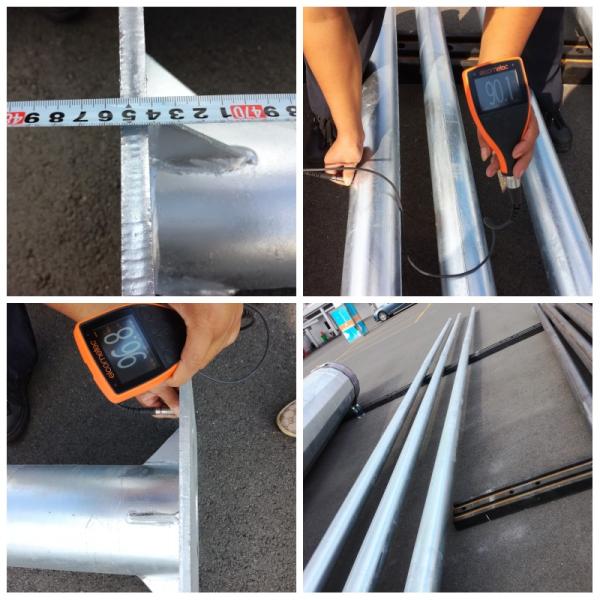 los 36M galvanizaron la transmisión de poder postes de acero 10kv - 550kv para la línea eléctrica