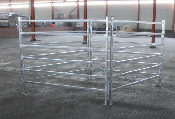 Six Bars Heavy Duty Metal Oval Rail livestock fence panels  Locking Pins. . Victoria 