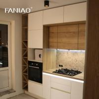 Armário de cozinha modular de madeira para apartamentos Armários de cozinha