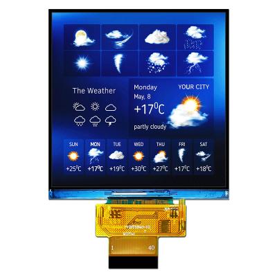 4 lumière du soleil SPI lisible RVB ST7701S d'affichage de pouce 480x480 Dots Square TFT LCD