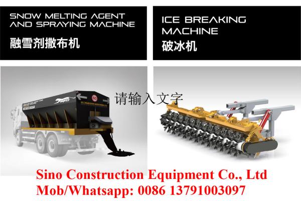 6x4 Multi Purpose 6m3 12m3 Ice Breaker Snow Removal Truck