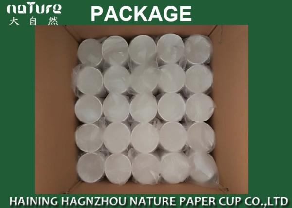 Single Wall Branded Paper Coffee Cups Food Grade Full Colour Printing