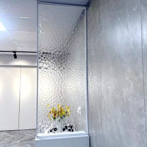 Gradual Color Decorative Glass 5mm Water Cube Art Glass Screen
