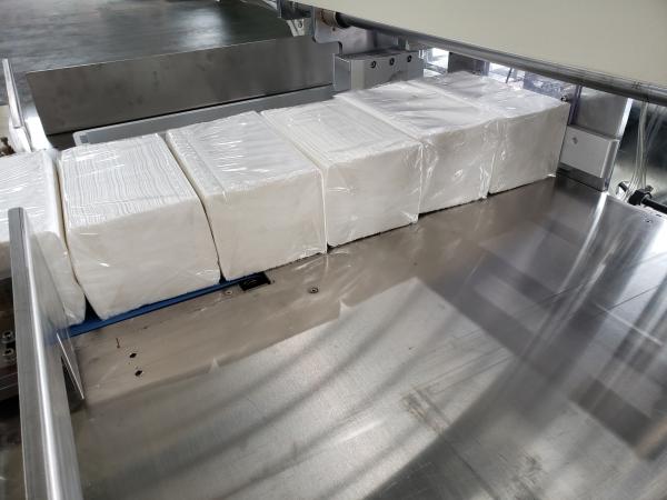 Auto Tissue Paper Packaging Machine, 2 Heads Bundle Strapping