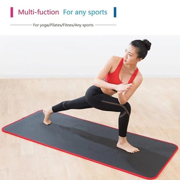 Non Slip	Fitness Yoga Mat Extra Thick Yoga Mat 10mm NRB Material For Men / Women