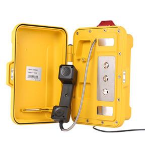Telefone analógico resistente IP68 à prova de poeira Telefones à prova de intempéries