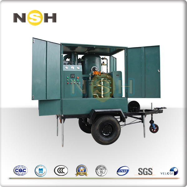 Mobile Trailer Insulation Oil Purifier Transformer Filtration Plant Trolley-Mounted Treatment System