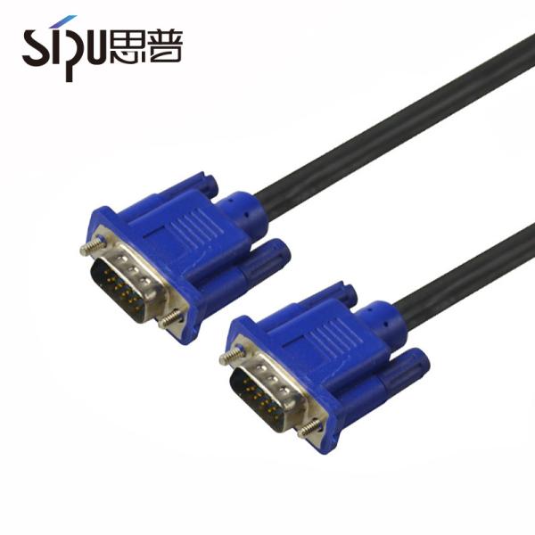 2M VGA Monitor Cables  3+2 Male To Male Vga Cable With Blue Plug