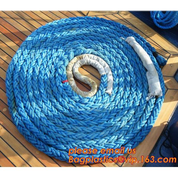 polyester mooring hawser rope, cheap and quality 3 inch polypropylene marine