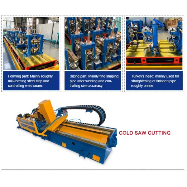 Stainless Steel SS Pipe Making Machine MS Square Tube Steel 1000kw