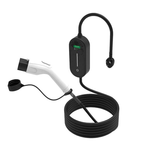 16A 3.5KW Portable AC EV Charger With Dust Proof Cap IEC Standard