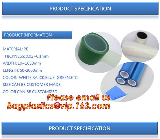 metal sheet surface protection film, floor protective plastic film polyolefin shrink wrap, PVC Cling Protective Film Fle