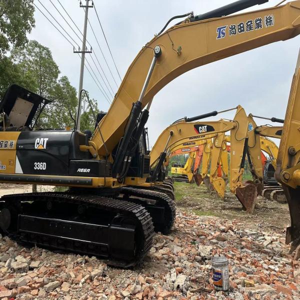 Japan CAT 336D Used Excavator 36 Ton Crawler big Digger 200kw
