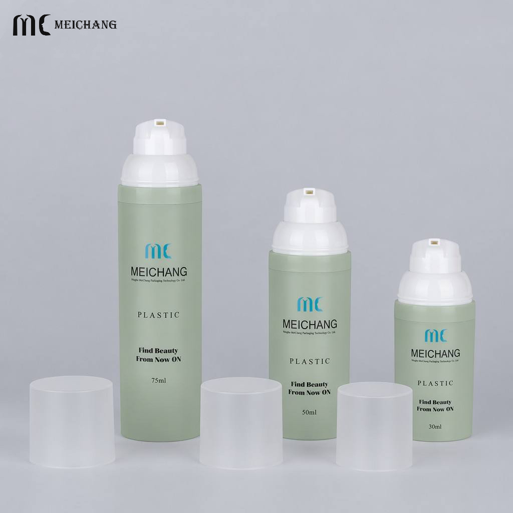 30ml 50ml 75ml Refillable PP Airless Lotion Pump Bottle for Eye Cream and Skincare Packaging(MC-228)