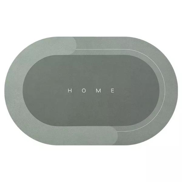 Eco-Friendly Water Absorbent Technology Cashmere Bathroom Floor Mat for Shower Room