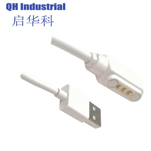 3Pin Switzerland Magnetic Pogo Pin Charger Cable Connector 12V1A For Smart Bracelet