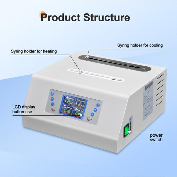 PRP PPP プラズマゲル バイオフィラー メーカー マシン 騒音 dB ≤ 55 Temp コントロール 90C