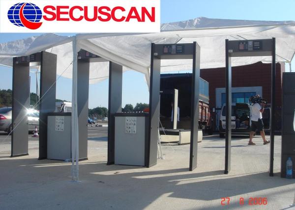 6 Pinpoint Zones Walk Through Metal Detector made in china with High performance