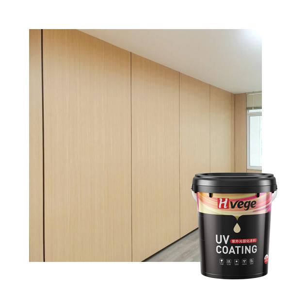 High Gloss Open Paint Synchronous Flower Texture Matte Finish Excimer Liquid Solid Wood Decorative Panels Uv Coating Paint