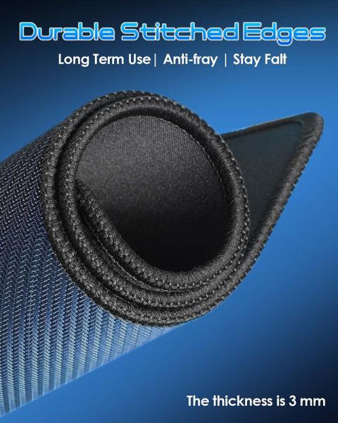 Computer Accessories Custom Logo Cordura Fabric Waterproof Gaming Mat for Intense Gaming