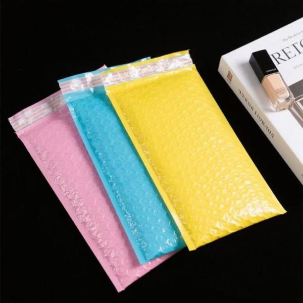 Waterproof 12x15 Bubble Mailer Cushioned Poly Mailers LDPE Plastic