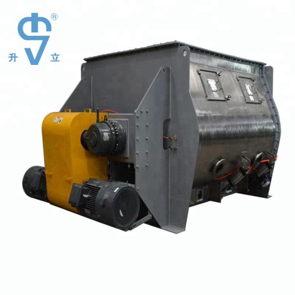 Carbon Steel Twin Shaft Paddle Mixer With High Capacity Easy To Clean