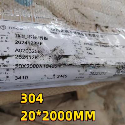 ASME SA240 AISI 304 06Cr19Ni10 Chapa de aço inoxidável de 35 mm de corte para tamanho diferente