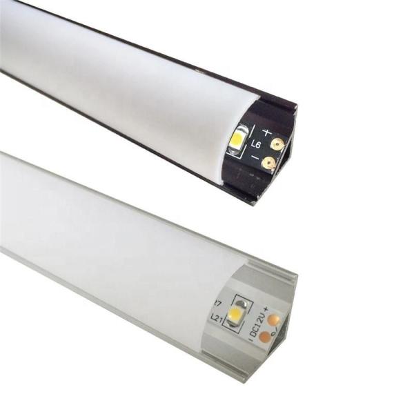 V Slot 3030 Triangle LED Aluminum Extrusion Wardrobe Kitchen Cabinet Corner LED Profile