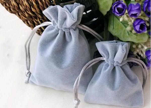 Jewelry Packing Velvet Drawstring Bags For Gift Giving Hot Stamping String