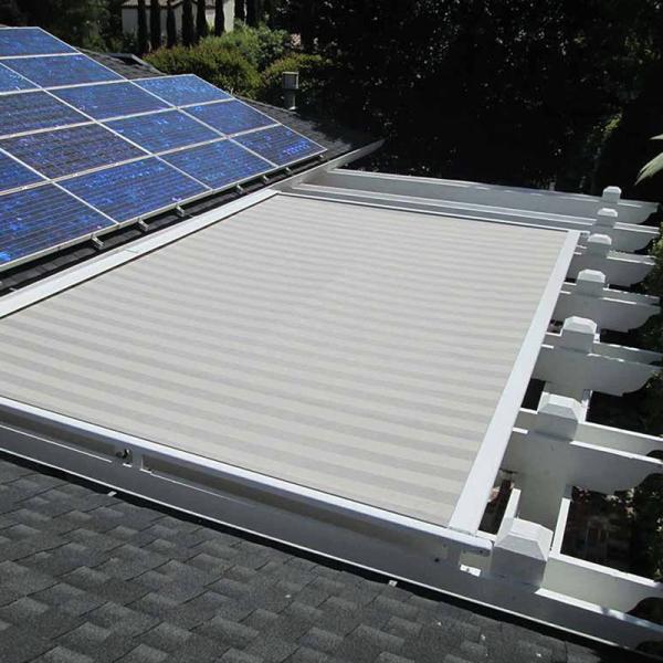 Outdoor Retractable Roof Pergola Retractable Roof Systems Pvc Coated Sail Finishing