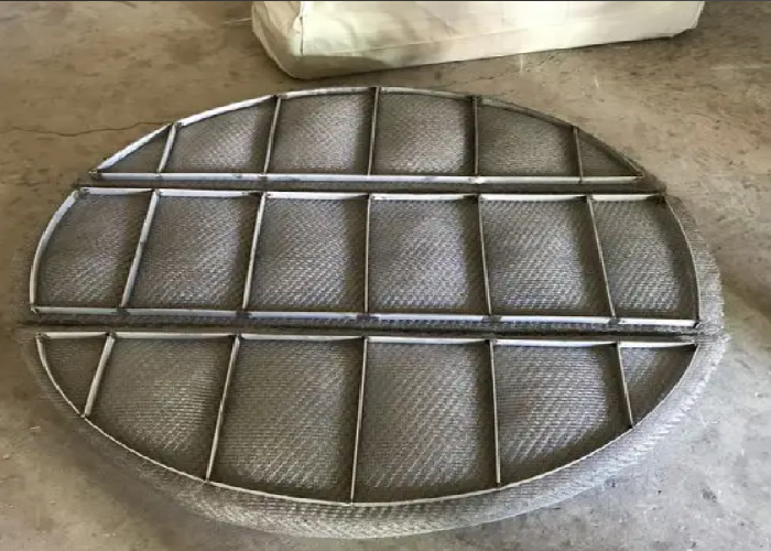Stainless Steel de mister pads High Efficiency For Chemical Industry Gas Liquid Separation