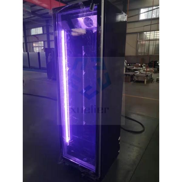 Commercial Wine Glass Door Display Freezer Beverage Single Door Upright