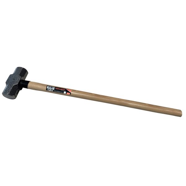 Sledge hammer with wooden handle