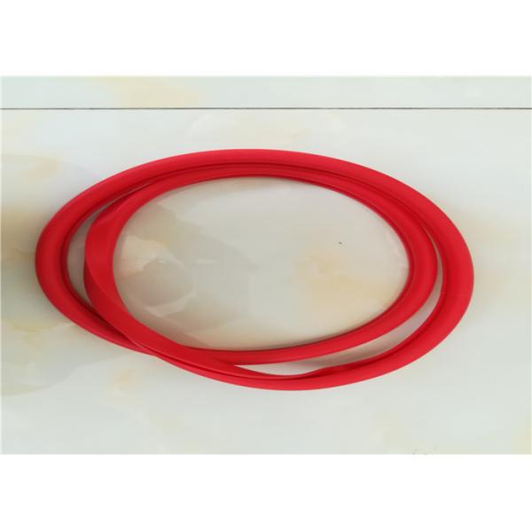 Waterproof Silicon Molded Rubber Parts , Silicone Rubber Seal Gasket Ring