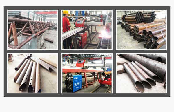 Plate Gantry CNC Plasma Flame Cutting Machine Double Drive Carbon Steel 5000mm