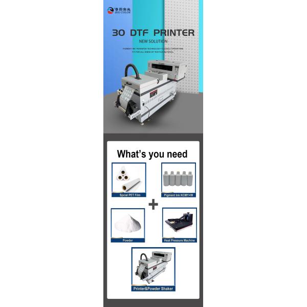 70cm Pet Film Printer with Industrial Digital Textile Fabric DTG T-Shirt Printer