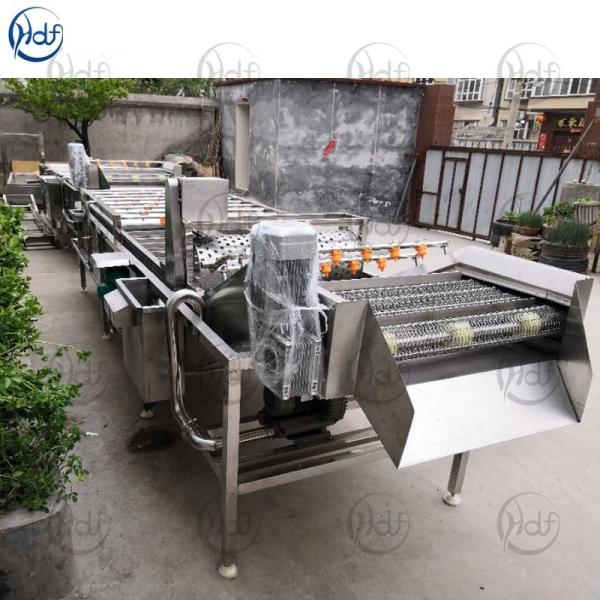 washing machine for salad vegetable  large vegetable cleaning line Multi-functional fruit and vegetable cleaning machine