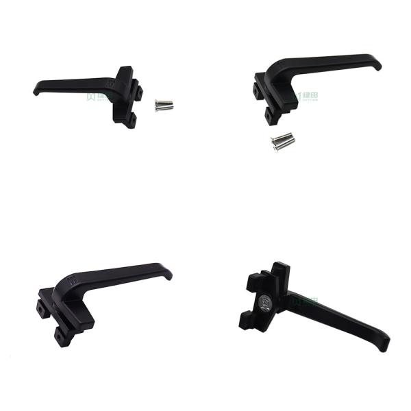 Accesorios para ventanas y puertas de aluminio, con manija de casamento de pie alto con hilos