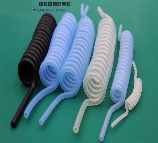 Não - identificação espiral tóxica da tubulação 4.8mm do psiquiatra do calor da borracha de silicone transparente