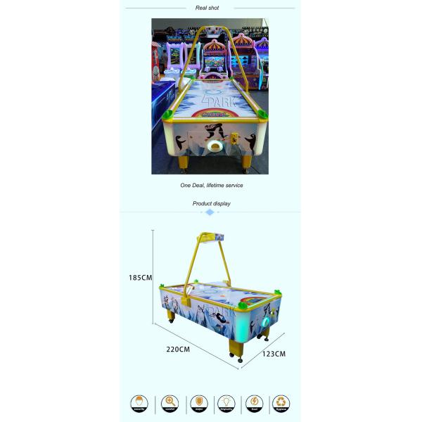 Multifunction Indoor Sports Double Coin Operated Mini Ice Air Hockey Table Game for Kids Amusement