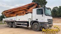 49X-6RZ usou o medidor de bombeamento BENZ Chassis do carro 49 de ZOOMLION Beton
