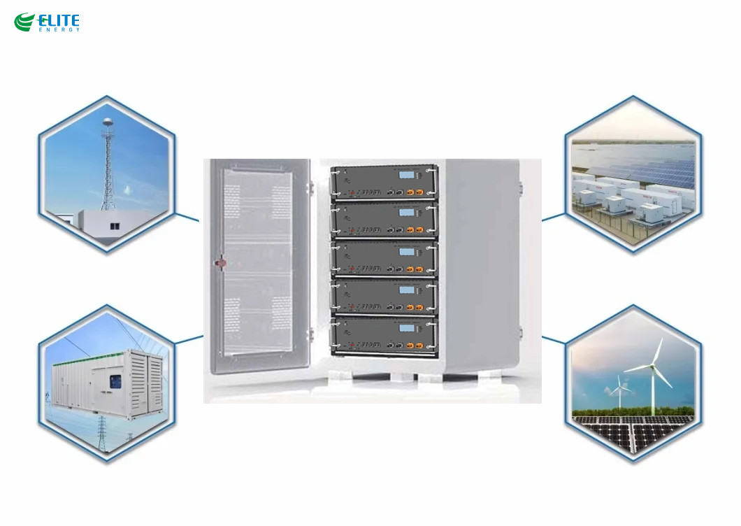 Перезаряжаемые банк силы солнечной батареи батареи 100Ah RS485 48V LiFePO4