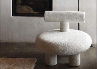 Cashmere Single Sofa Chair For Bedroom Nordic Low Lounge Indoor