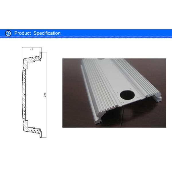 Anodised Aluminium Flat Bar Extrusion Profiles for 300 Watt Vehicle Amplifier Case