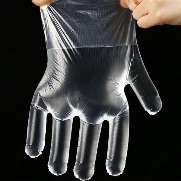 Food-Grade Disposable PE Gloves with Non-Slip Embossed Texture and Individually Packed for Hygiene