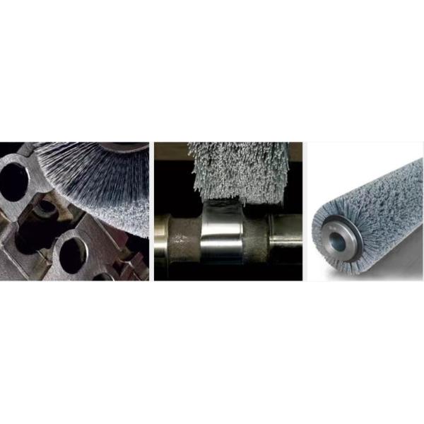 Промышленная абразивная шелковая нейлоновая роликовая щетка для деоксидации металлов