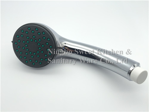 ABS material single function chromed shower hand spray shower classic model handlever type